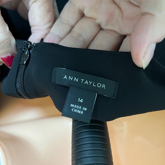 Size 14 Ann Taylor Little Black Dress - Picture 7 of 11